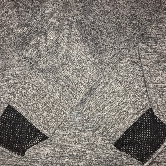 Grey and black mesh forever 21 quarter zip - Picture 3 of 6